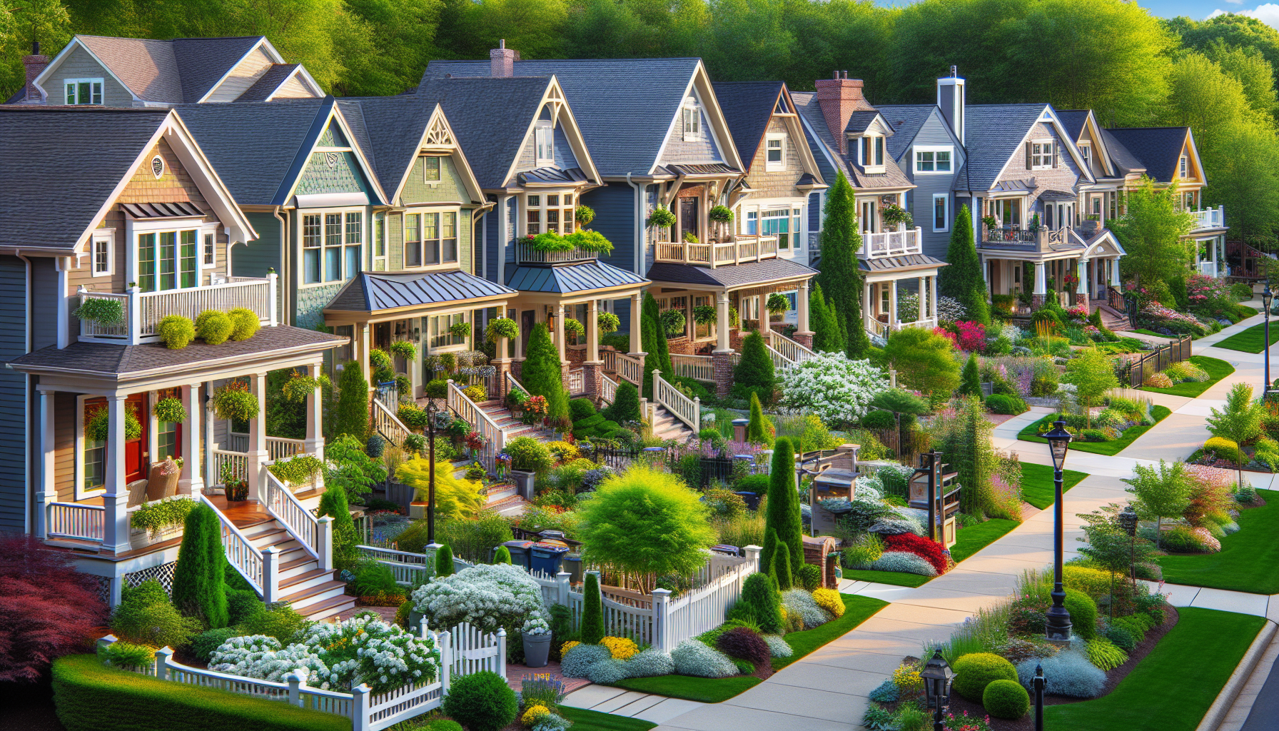 Well-maintained Massachusetts residential neighborhood