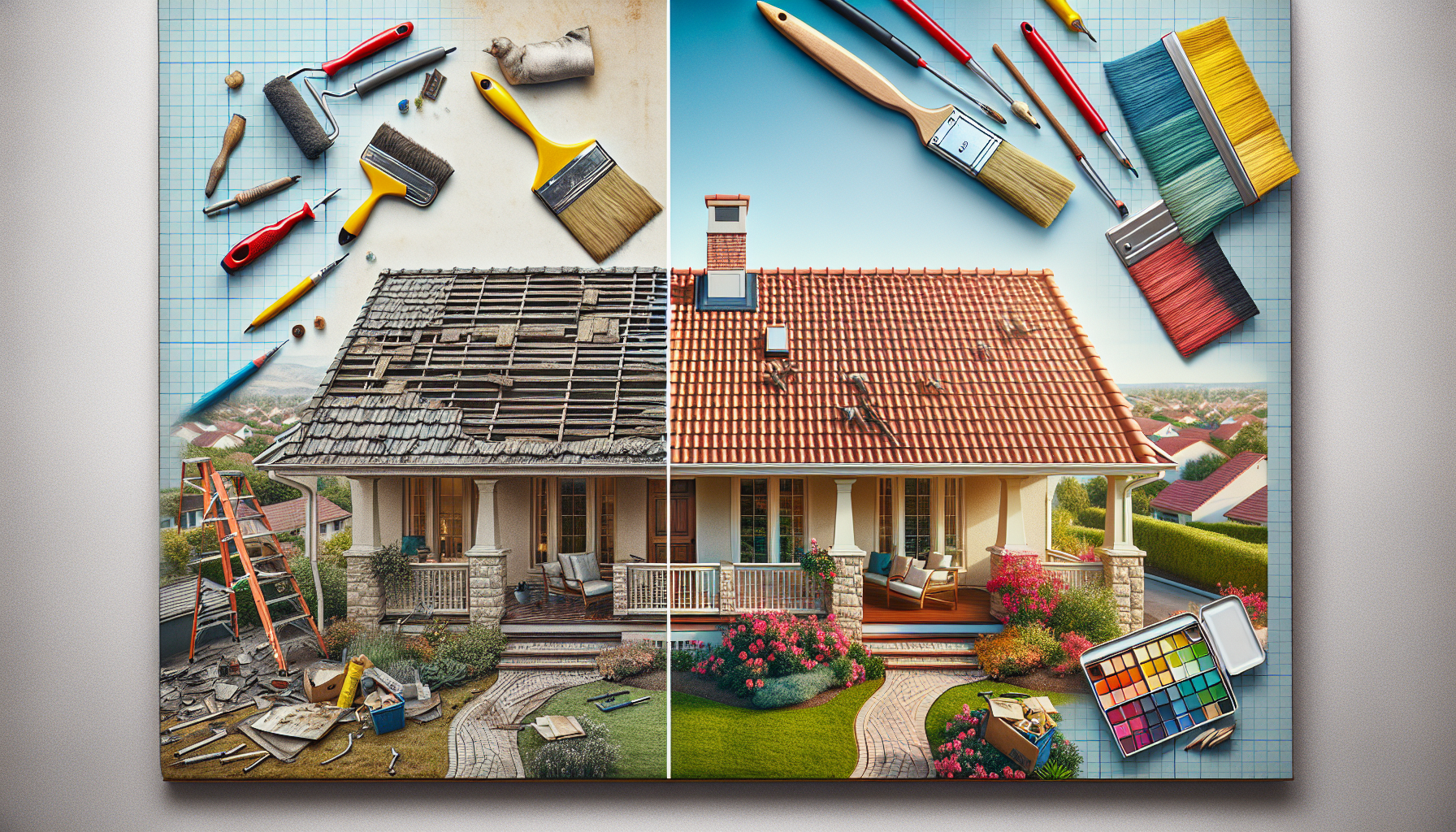 Complete roof replacement project